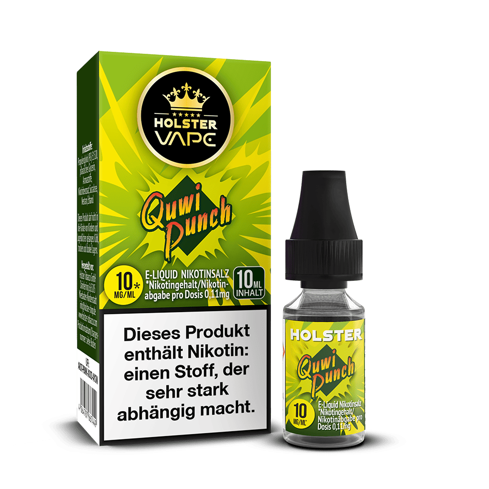 Holster Nikotinsalz - Quwi Punch - Liquid 10mg 10ml