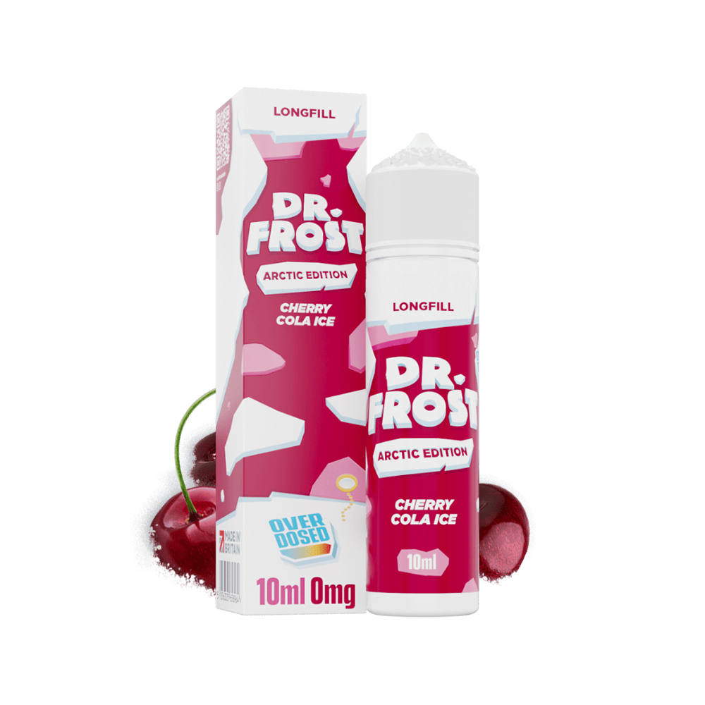 Dr. Frost Longfill - Cherry Cola Ice - Overdosed 10ml Aroma in 60ml Flasche