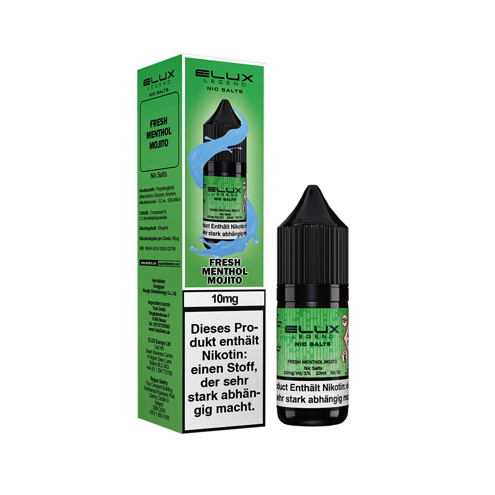Elux Nikotinsalz - Fresh Menthol Mojito - Liquid 10mg 10ml