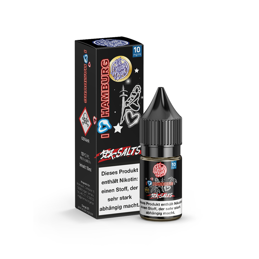 187 Strassenbande Nikotinsalz - I Love Hamburg - 10ml Liquid 10mg