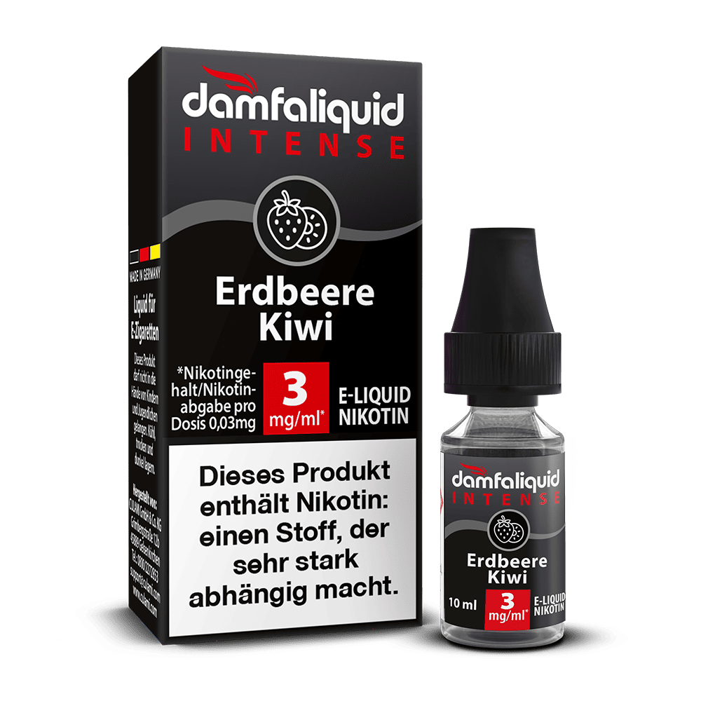 damfaliquid - Erdbeere Kiwi 3mg 10ml INTENSE