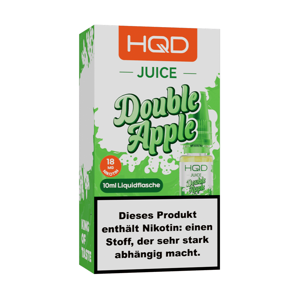 HQD Juice Nikotinsalz - Double Apple - 10ml Liquid 18mg
