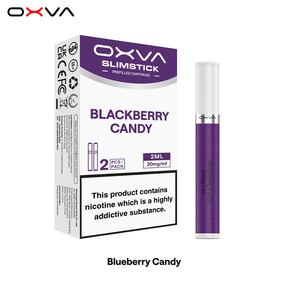 2x OXVA Slimstick Einweg Pod - Blackberry Candy - 20mg Nikotinsalz 2ml