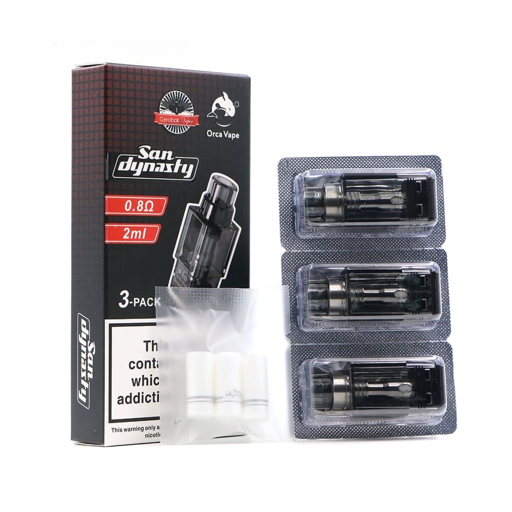 Orca Vape San Dynasty Pod 0,8 Ohm Orca Vape San Dynasty Pod 0,8 Ohm
