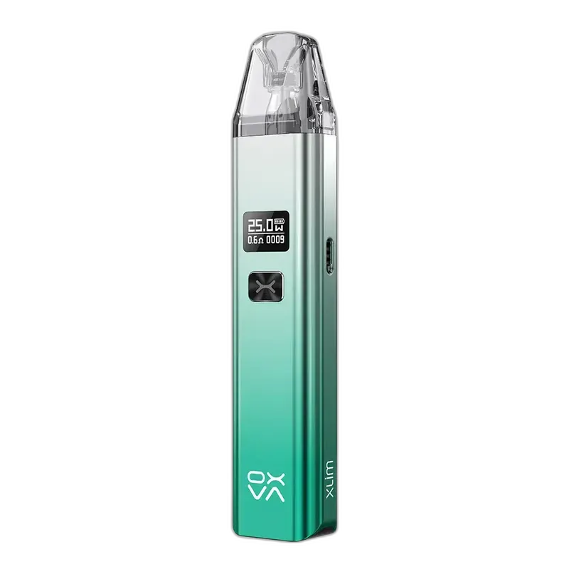Oxva Xlim Kit V2 Shiny Silver Green