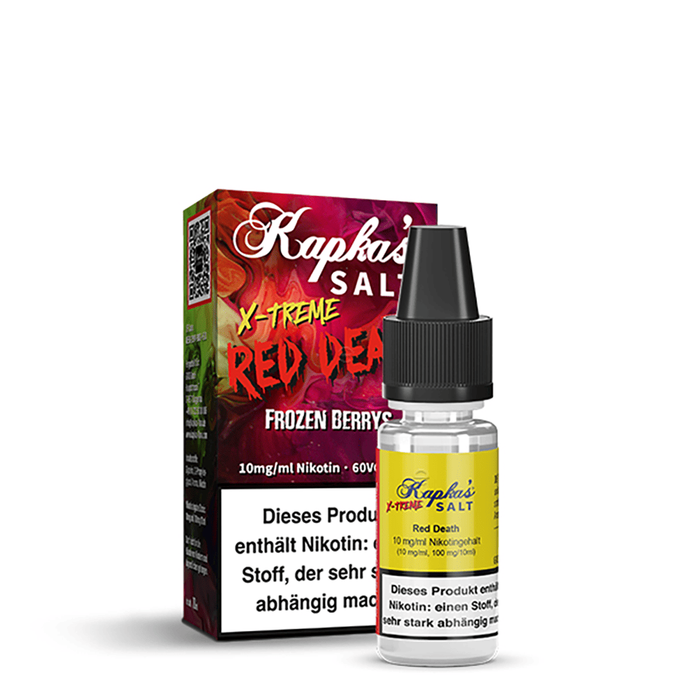 Kapka`s Nikotinsalz - Red Death Xtreme - Liquid 10mg 10ml
