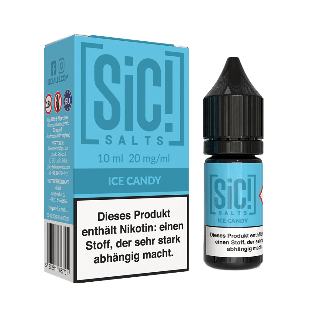 SIC Nikotinsalz - Ice Candy -10ml Liquid 20mg