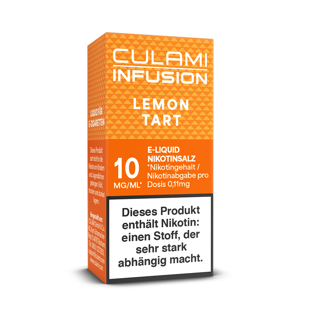 Culami Infusion Nikotinsalz - Lemon Tart - Liquid 10mg 10ml