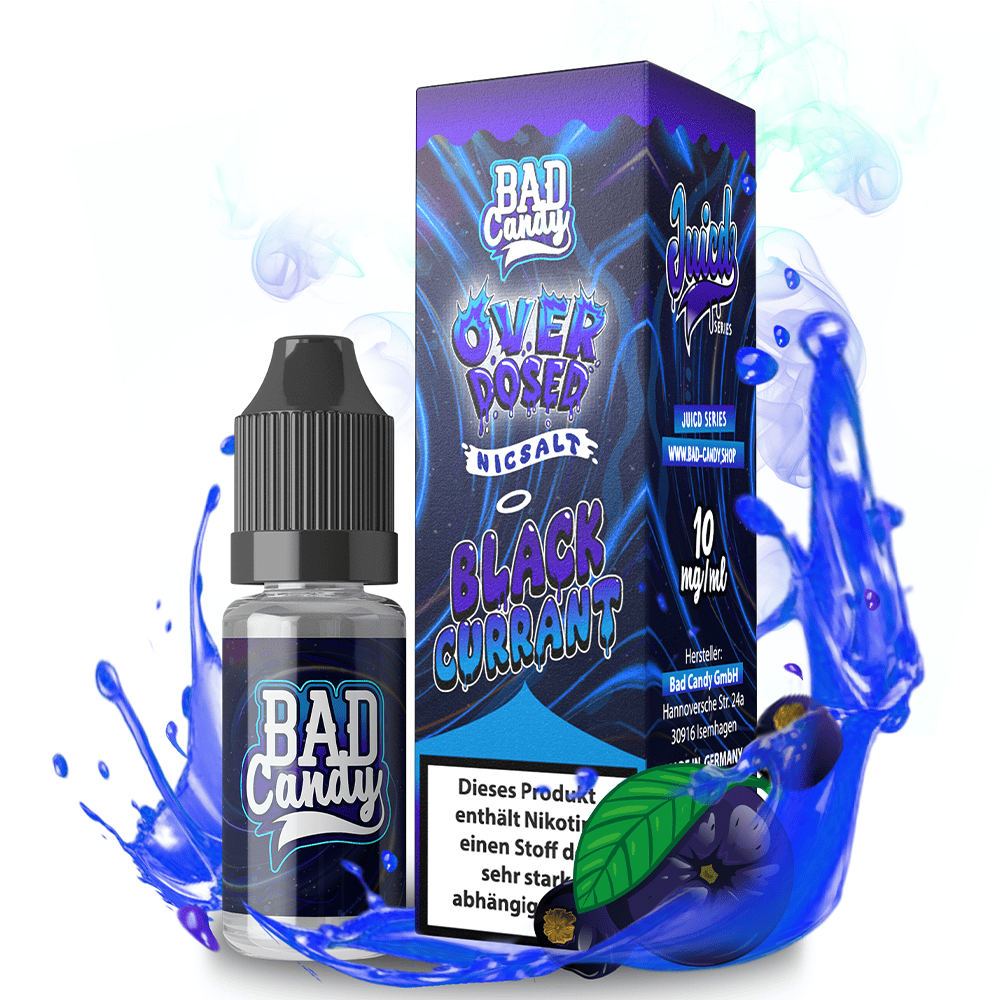 Bad Candy Nikotinsalz - Blackcurrant Lemonade - Overdosed 10ml Liquid 10mg
