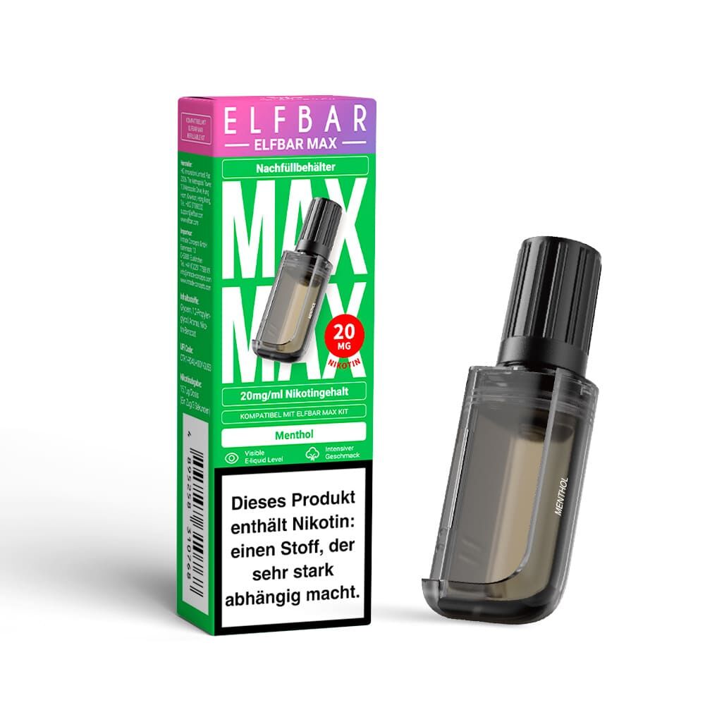 Elfbar MAX Refill Pod - Menthol - 20mg Nikotinsalz 10ml