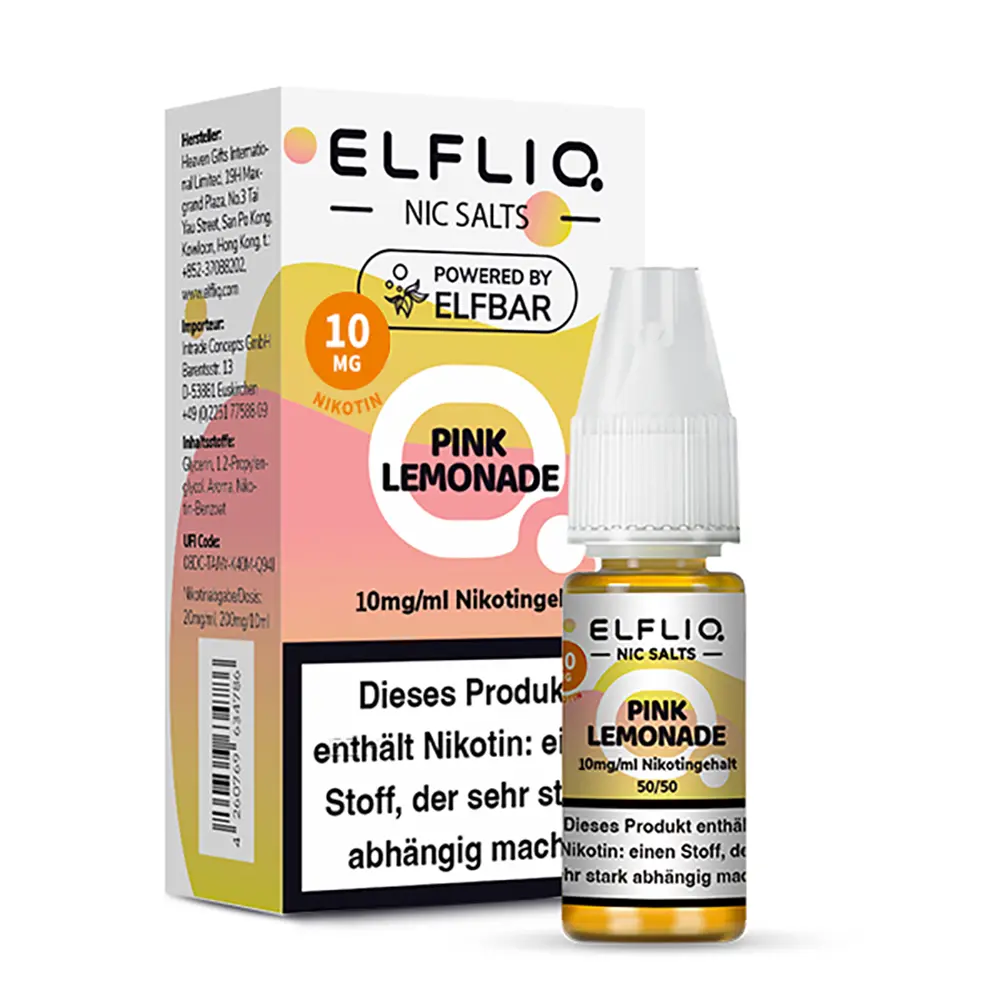 Elfliq by Elfbar Nikotinsalz - Pink Lemonade - Liquid 10mg 10ml
