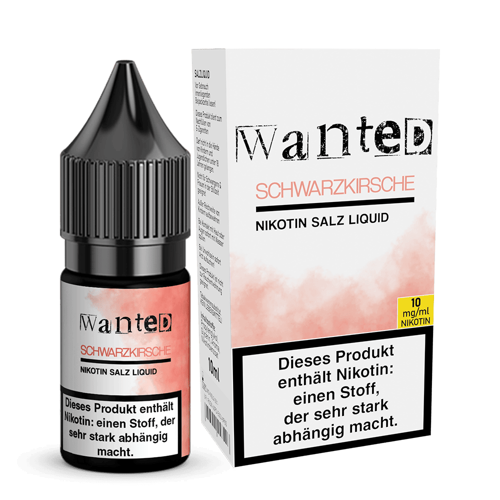 Wanted Nikotinsalz - Schwarzkirsche - Overdosed 10ml Liquid 10mg
