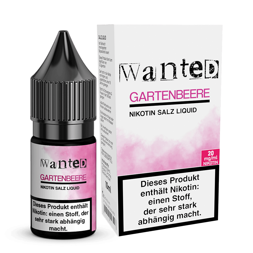 Wanted Nikotinsalz - Gartenbeere - Overdosed 10ml Liquid 20mg