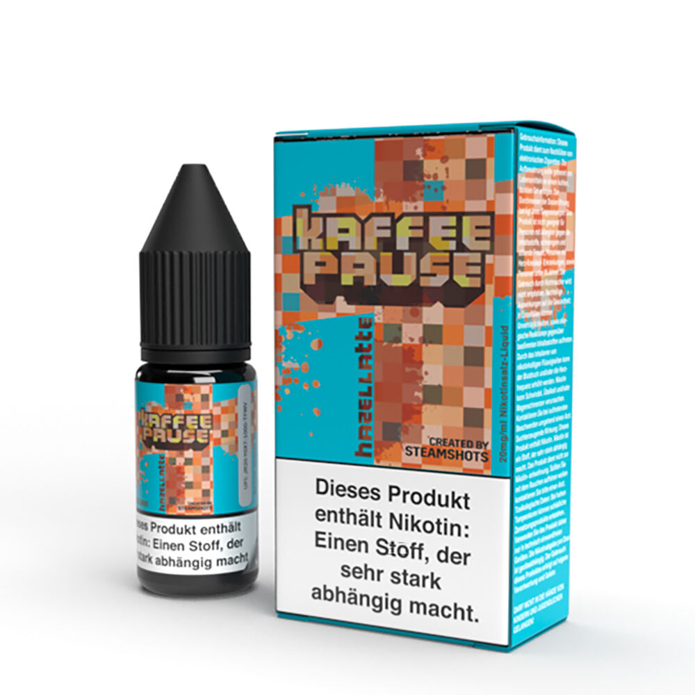 Kaffeepause Nikotinsalz - Hazellatte - 10ml Liquid 20mg