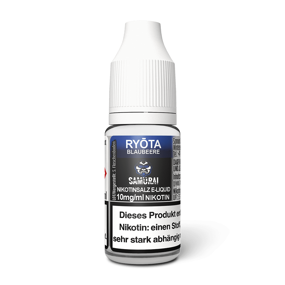 Samurai Nikotinsalz - Ryota Blaubeere - Liquid 10mg 10ml