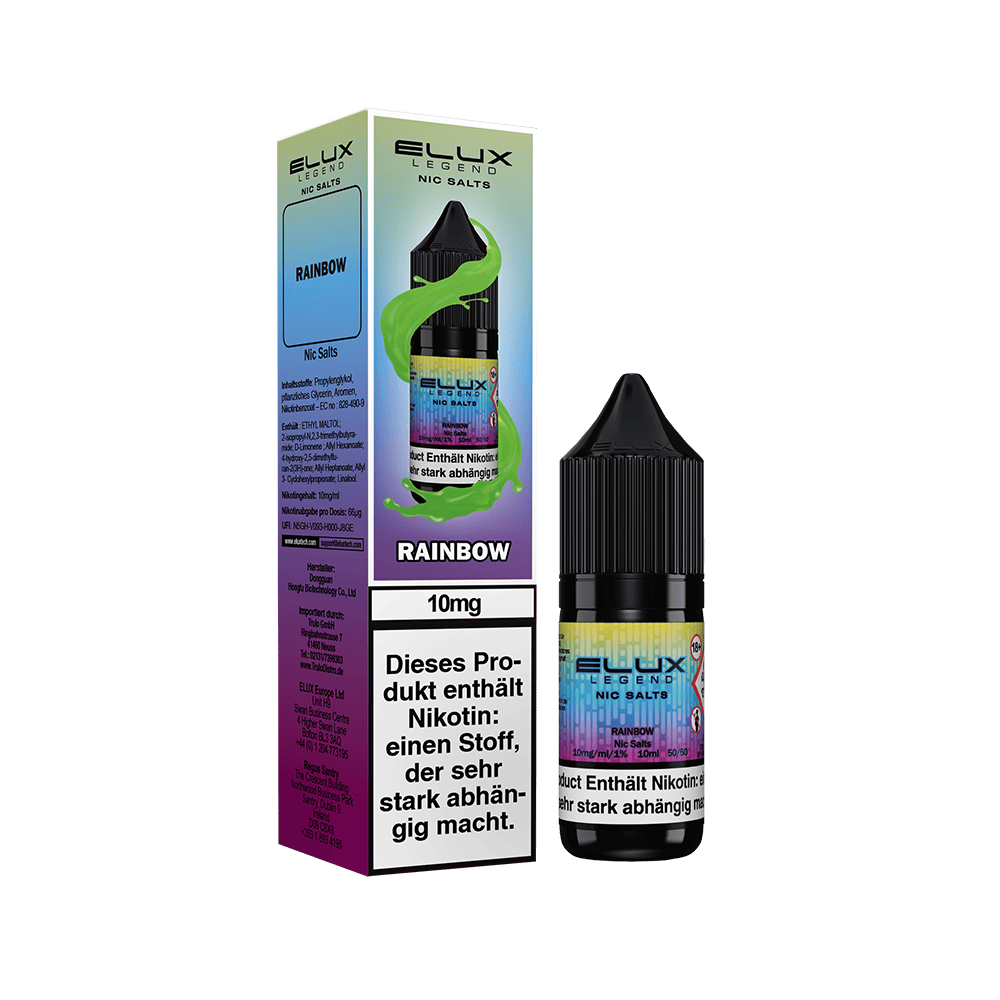 Elux Nikotinsalz - Rainbow - Liquid 10mg 10ml