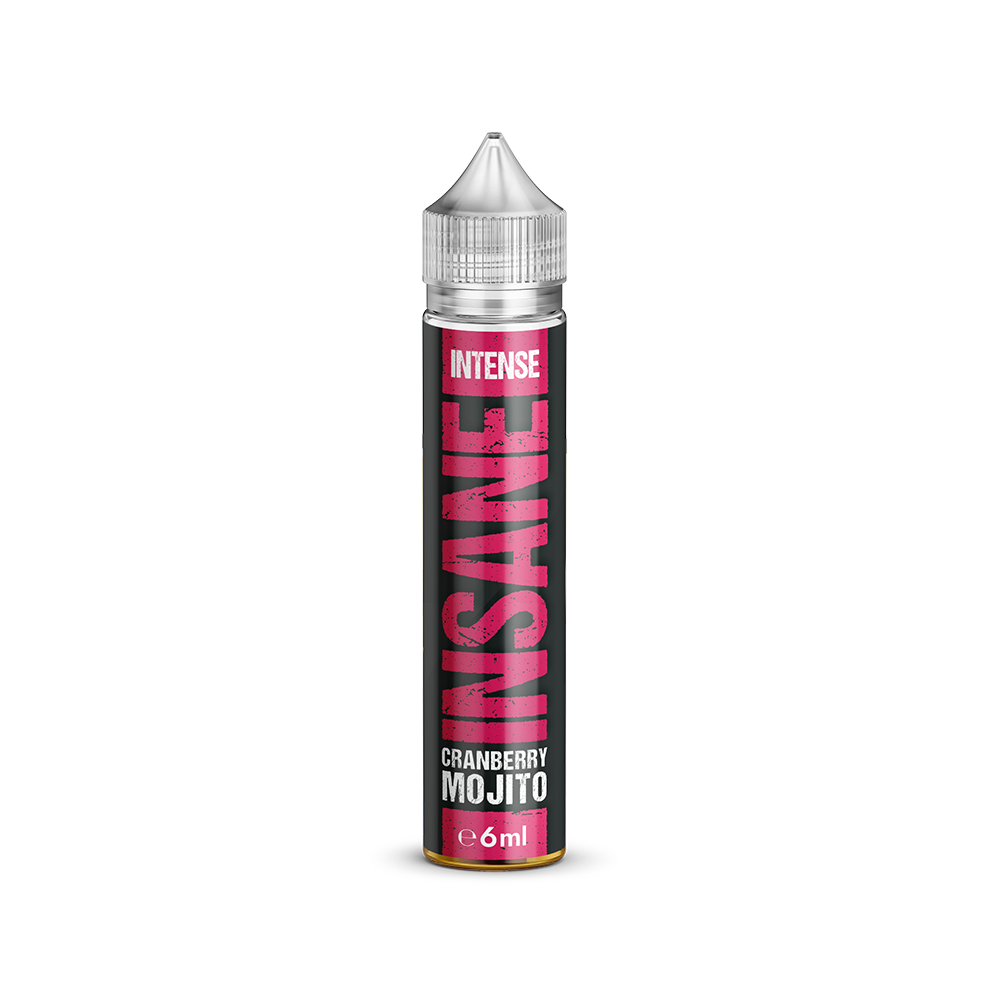 Insane Longfill - Cranberry Mojito - 10ml Aroma in 75ml Flasche