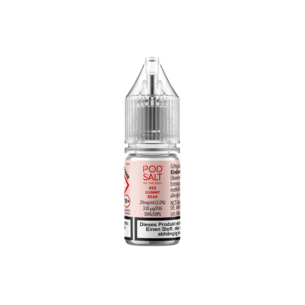 Pod Salt Xtra Nikotinsalz - Red Gummy Bear - Liquid 10mg 10ml