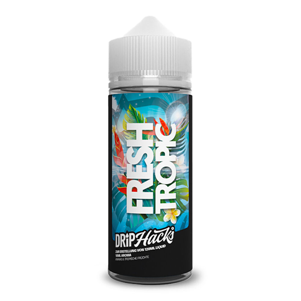 Drip Hacks Longfill - Fresh Tropic - 10ml Aroma in 120ml Flasche