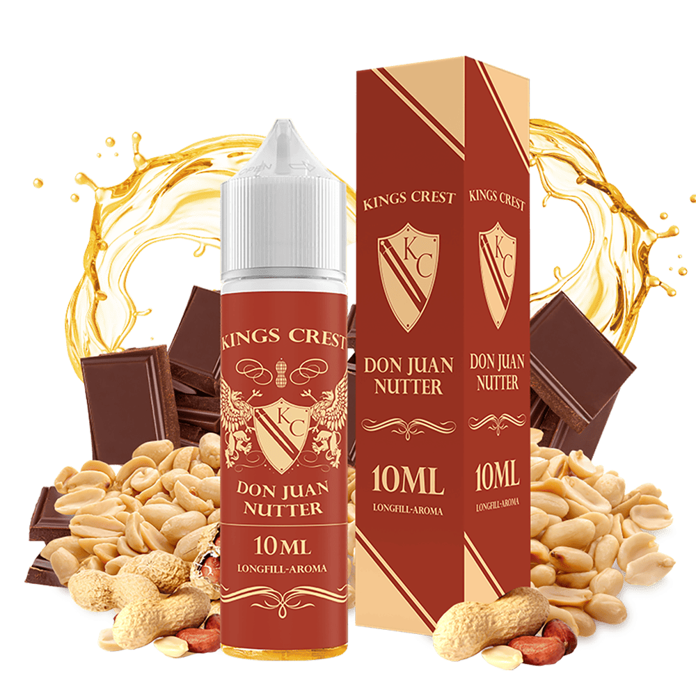 Kings Crest Longfill - Don Juan Nutter - 10ml in 60ml Flasche Kings Crest Longfill - Don Juan Nutter - 10ml in 60ml Flasche