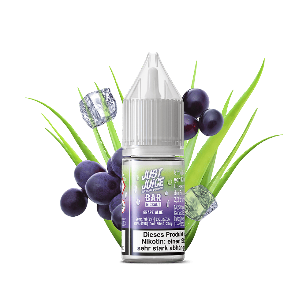 Just Juice Nikotinsalz - Grape Aloe - 10ml Liquid 20mg