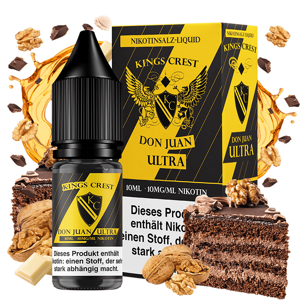 Kings Crest Nikotinsalz - Don Juan Ultra - 10ml Liquid 10mg Kings Crest Nikotinsalz - Don Juan Ultra - 10ml Liquid 10mg