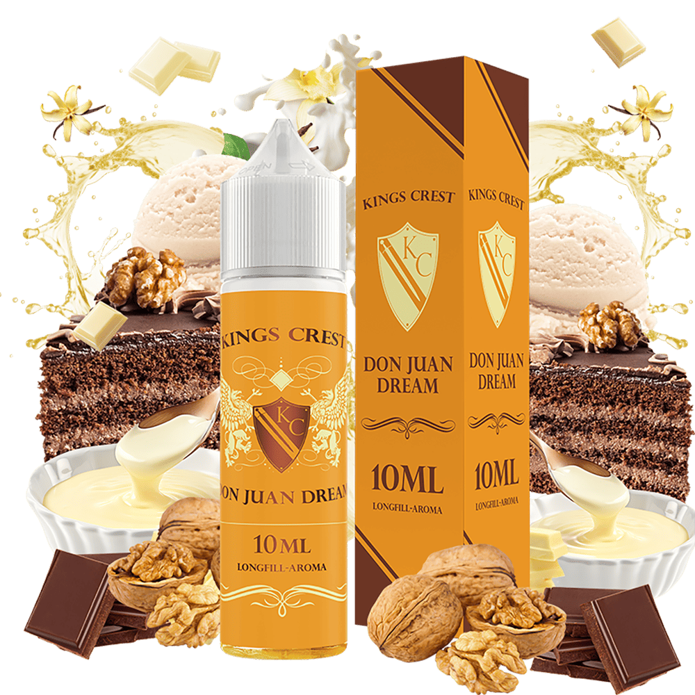 Kings Crest Longfill - Don Juan Dream - 10ml in 60ml Flasche Kings Crest Longfill - Don Juan Dream - 10ml in 60ml Flasche
