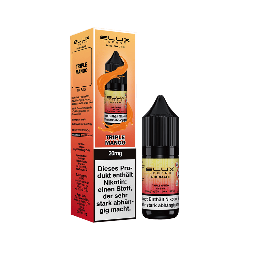 Elux Nikotinsalz - Triple Mango - Liquid 20mg 10ml