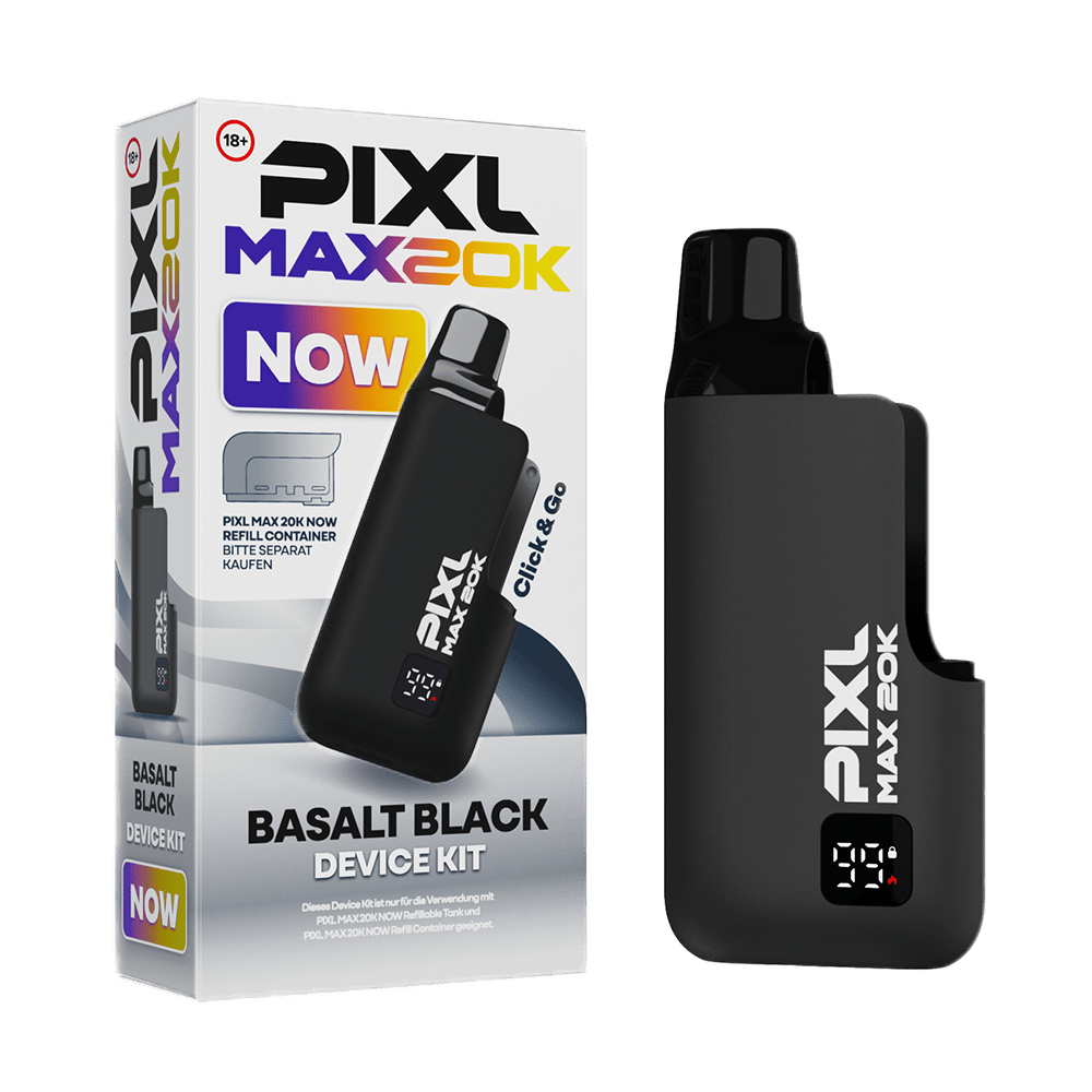 PIXL MAX 20K Basisgerät 850 mAH (Akku + Leerpod) - Basalt Black