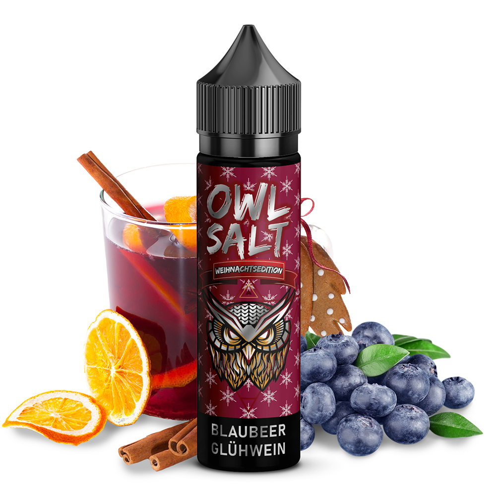 OWL Salt Aroma Longfill - Blaubeer Glühwein - 10ml in 60ml Flasche