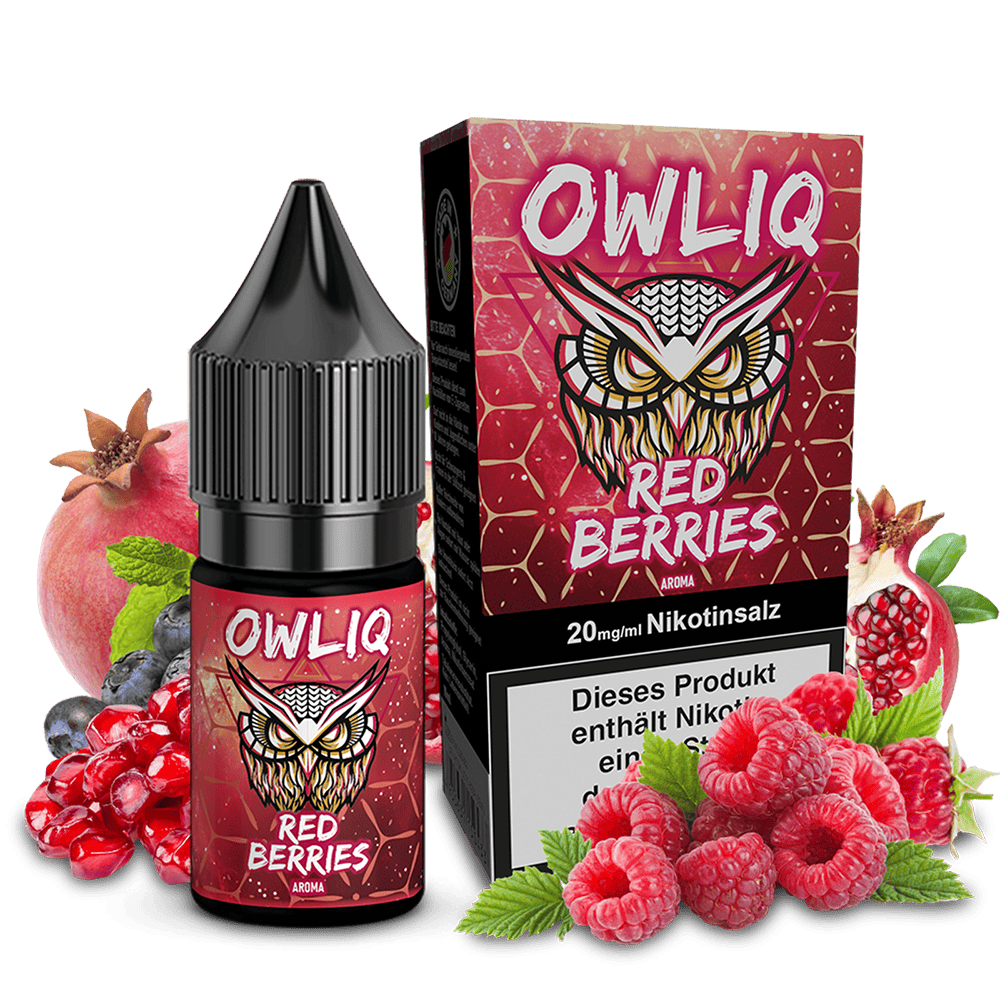 OWLIQ Nikotinsalz - Red Berries - 10ml Liquid 20mg
