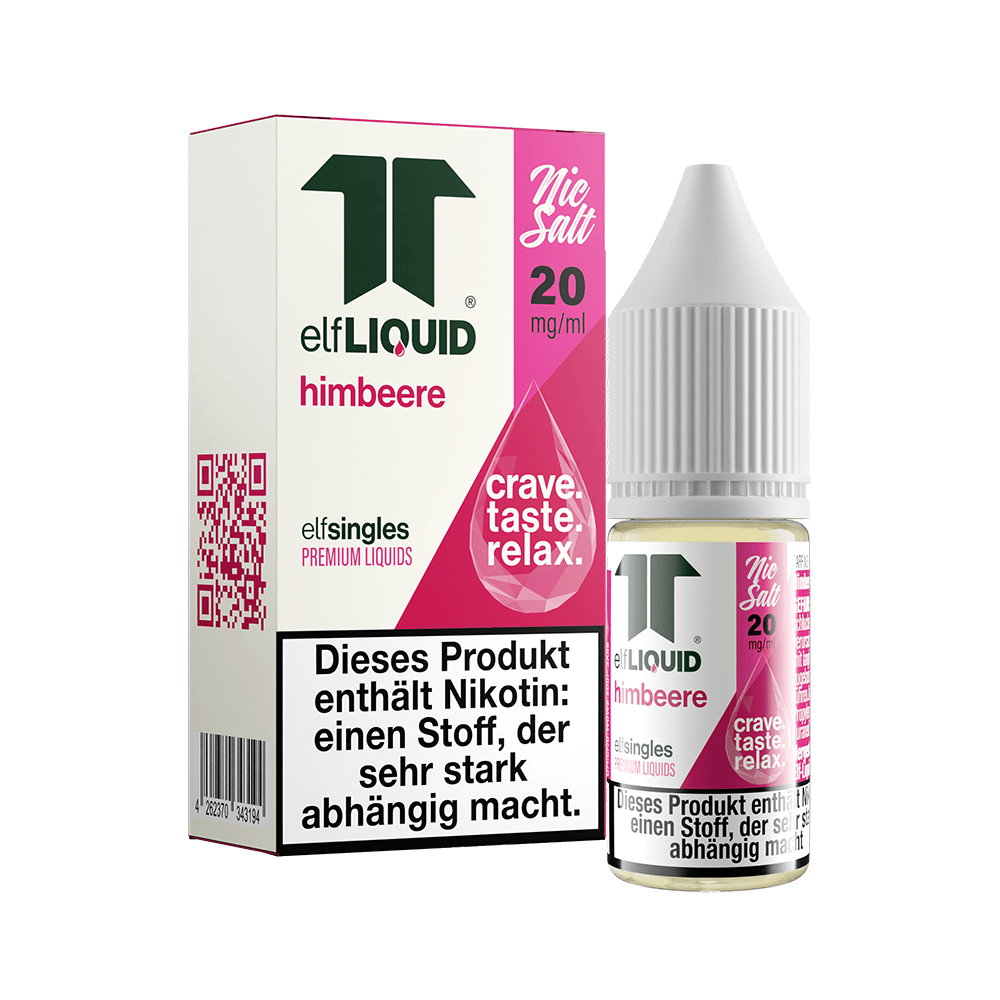 Elf-Liquid Nikotinsalz - Himbeere - 10ml Liquid 20mg