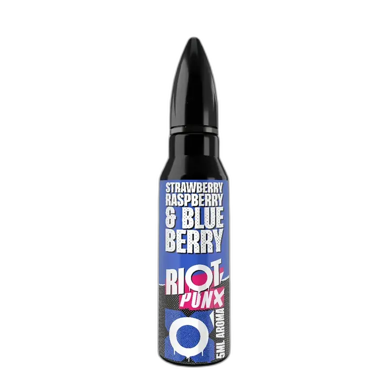 Riot Squad Aroma Longfill - Strawberry, Raspberry & Blueberry - 5ml in 60ml Flasche