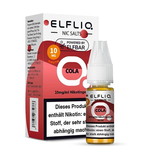 Elfliq by Elfbar Nikotinsalz - Cola - Liquid 10mg 10ml