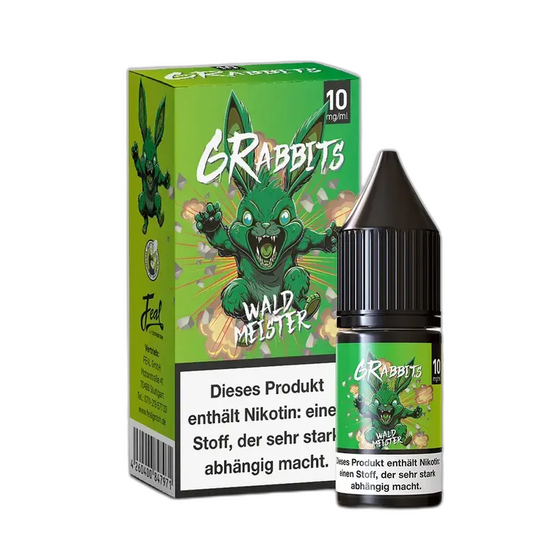 6Rabbits Nikotinsalz - Waldmeister - 10ml Liquid 10mg