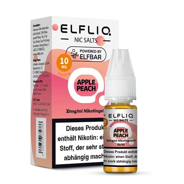Elfliq by Elfbar Nikotinsalz - Apple Peach - Liquid 10mg 10ml