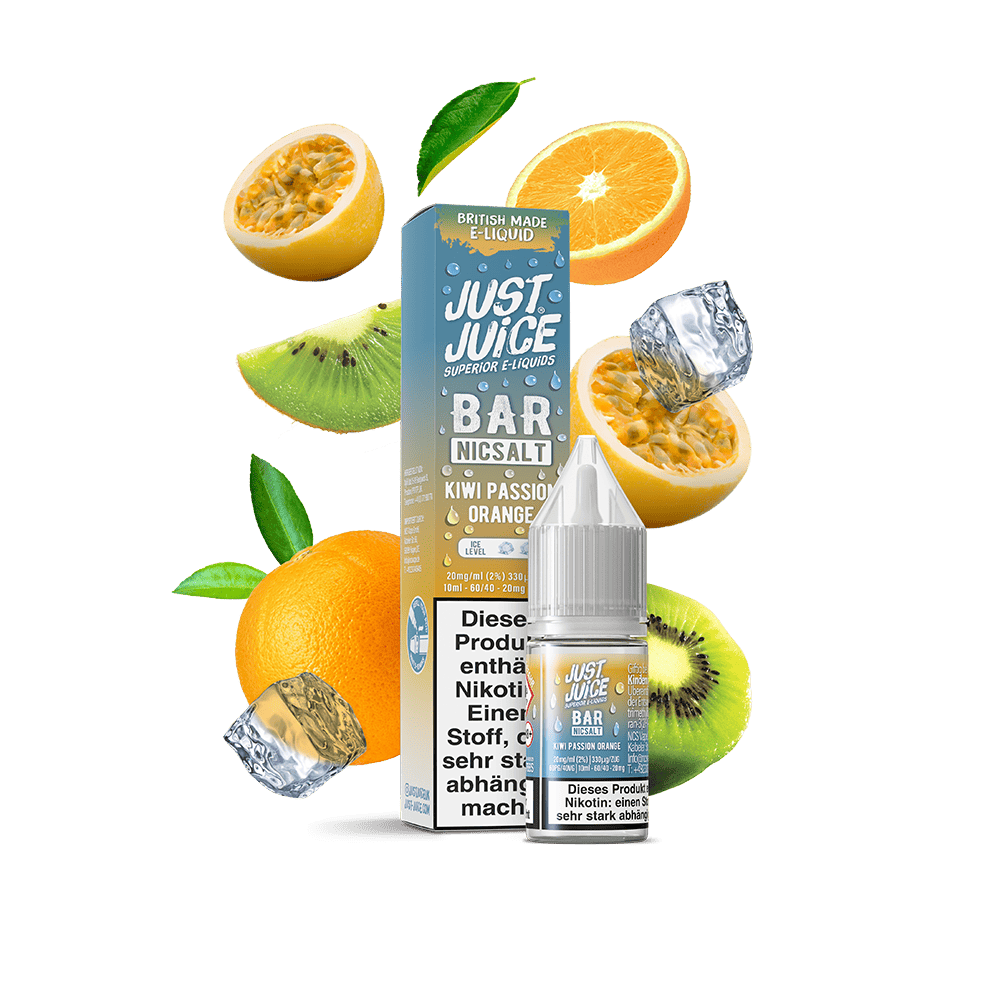 Just Juice Nikotinsalz - Kiwi Passion Orange - 10ml Liquid 20mg