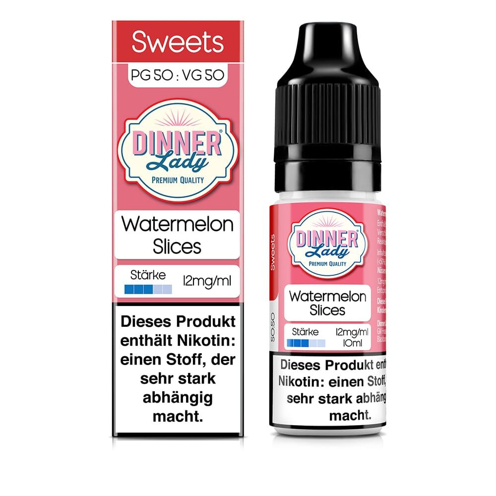 Dinner Lady Liquid - Watermelon Slices - 50/50 10ml 12mg