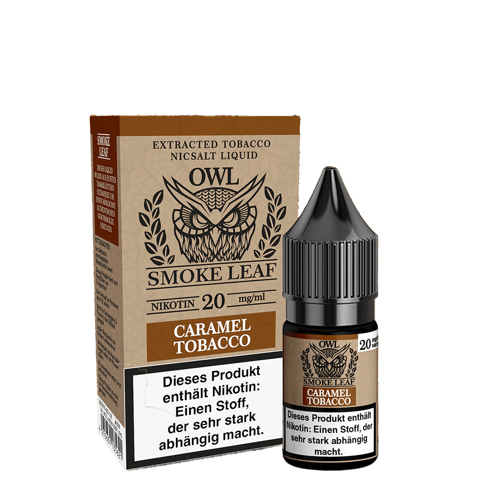 OWL Smoke Leaf Nikotinsalz - Caramel Tobacco - 10ml Liquid 20mg