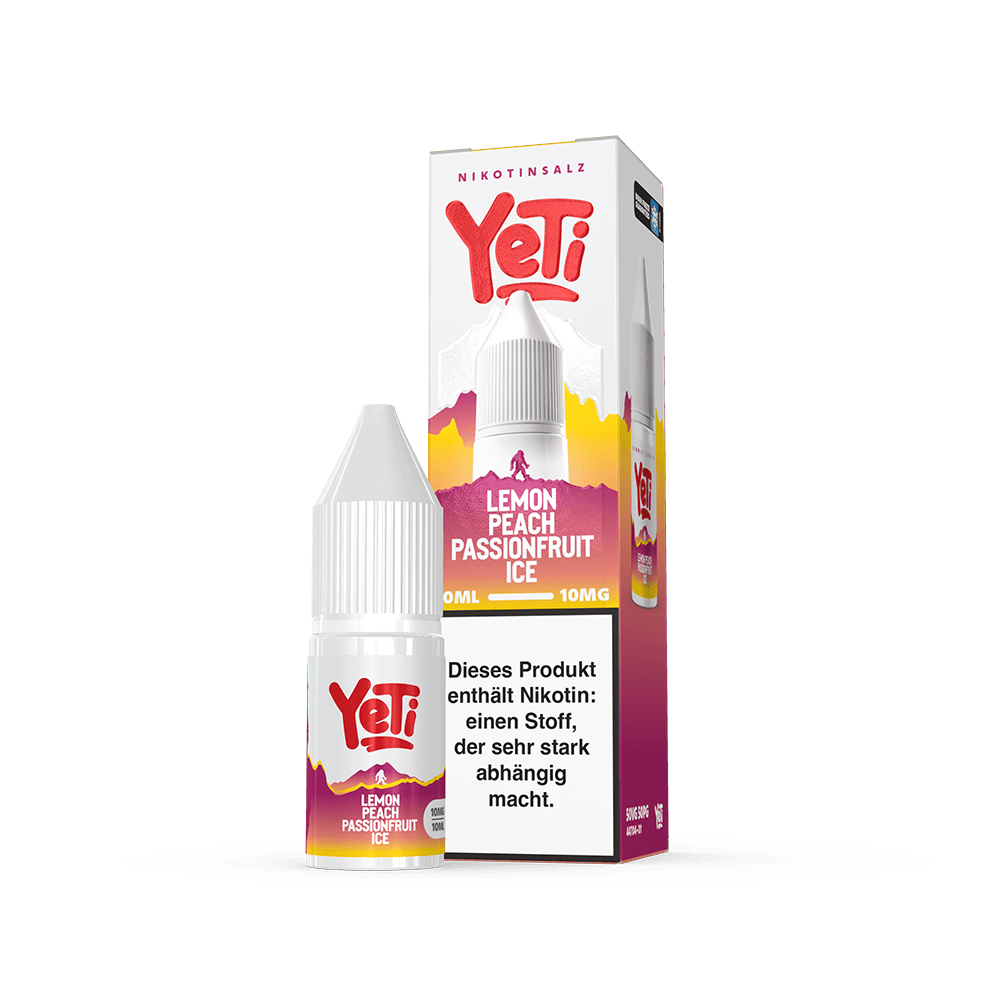 Yeti Summit Nikotinsalz - Lemon Peach Passionsfruit Ice - Overdosed 10ml Liquid 10mg