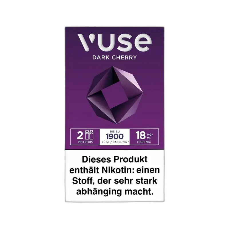 Vuse Pro Caps 2er Dark Cherry Nic Salts 18mg