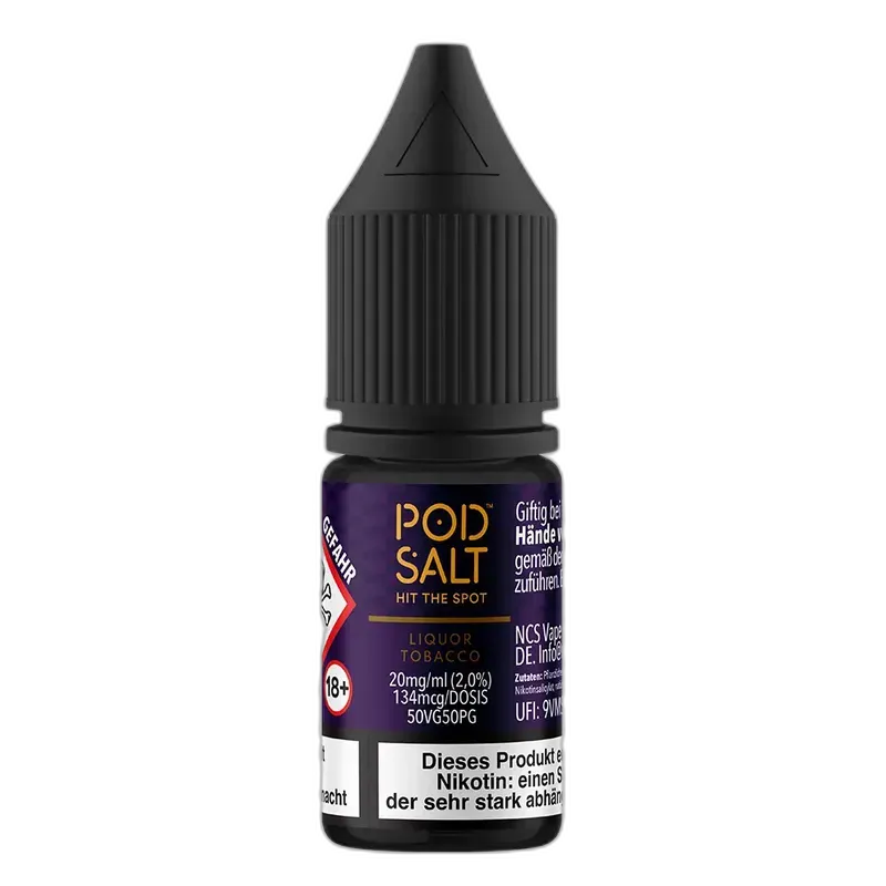 Pod Salt Origin Nikotinsalz - Liqour Tobacco - 10ml Liquid 20mg