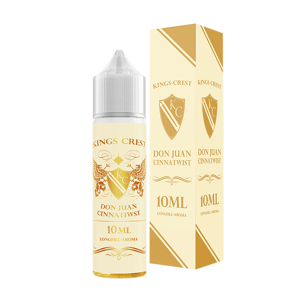 Kings Crest Longfill - Don Juan Cinnatwist - 10ml in 60ml Flasche Kings Crest Longfill - Don Juan Cinnatwist - 10ml in 60ml Flasche