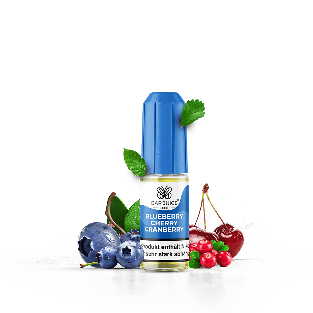 Bar Juice 5000 Nikotinsalz - Blueberry Cherry Cranberry - Liquid 10mg 10ml