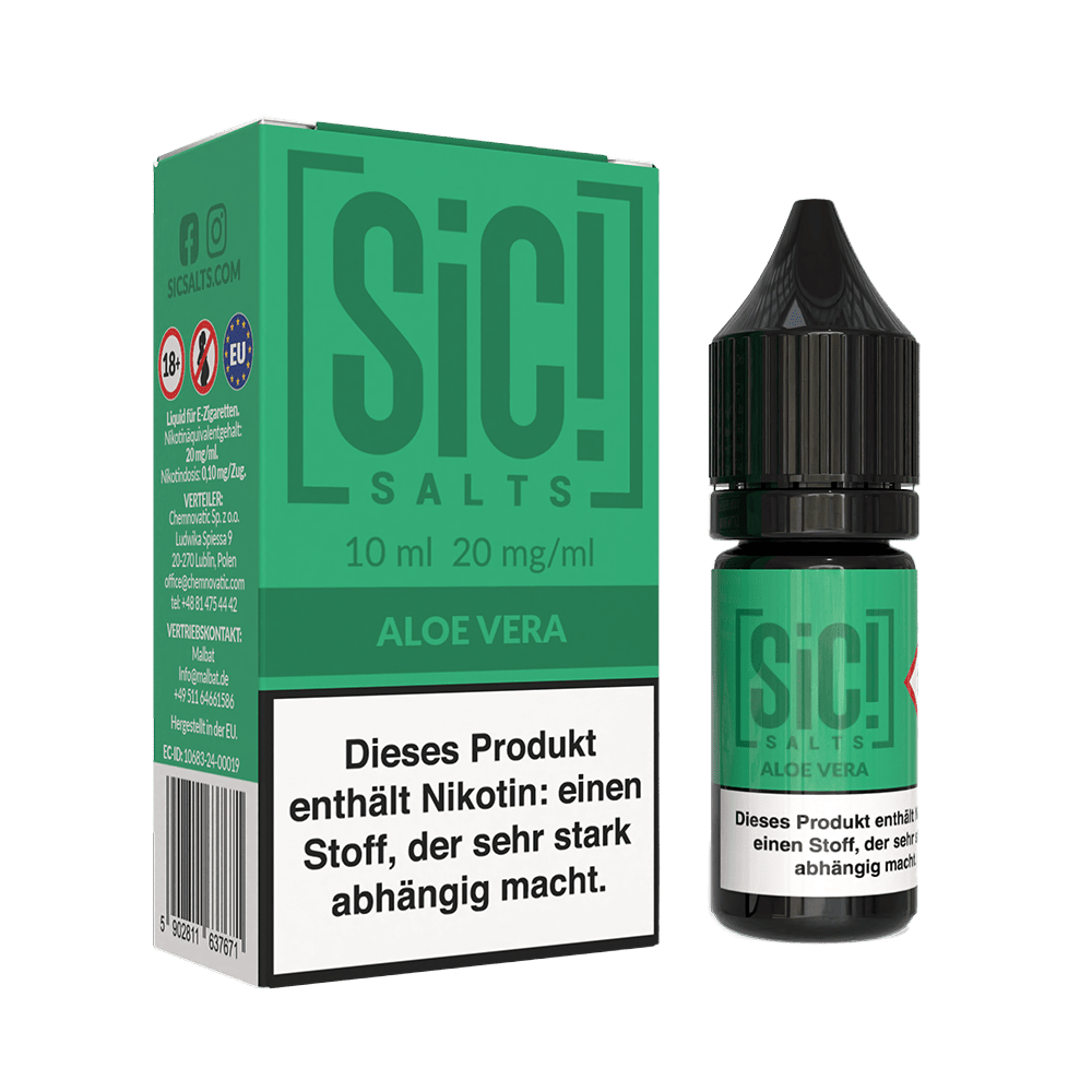 SIC Nikotinsalz - Aloe Vera -10ml Liquid 20mg