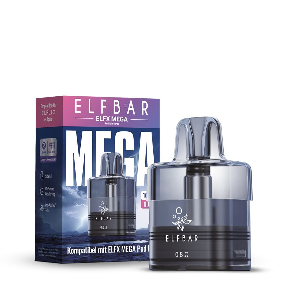 Elfbar ELFX Mega 10ml Pod 0,8 Ohm
