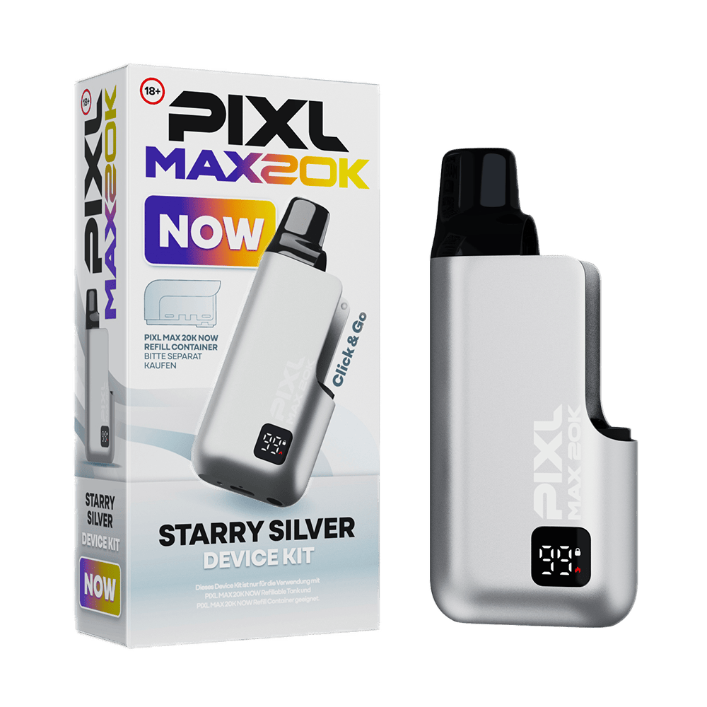 PIXL MAX 20K Basisgerät 850 mAH (Akku + Leerpod) - Starry Silver