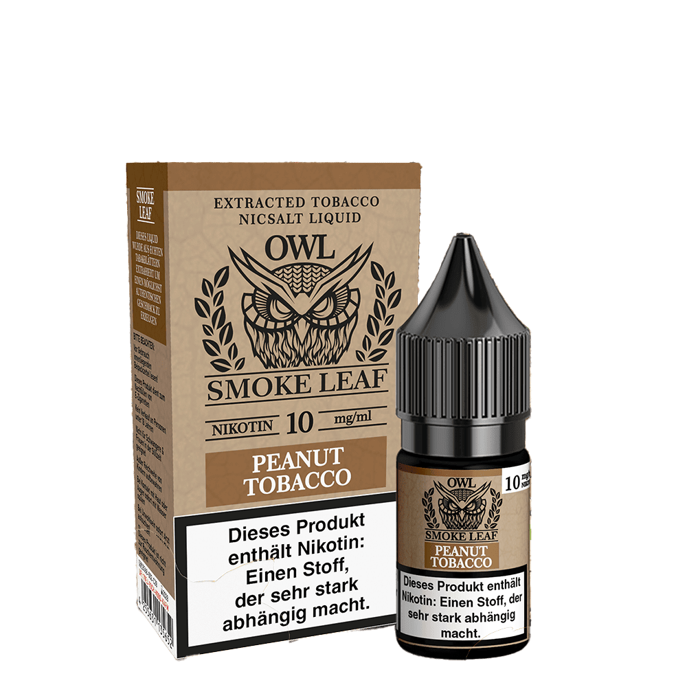 OWL Smoke Leaf Nikotinsalz - Peanut Tobacco - 10ml 10mg