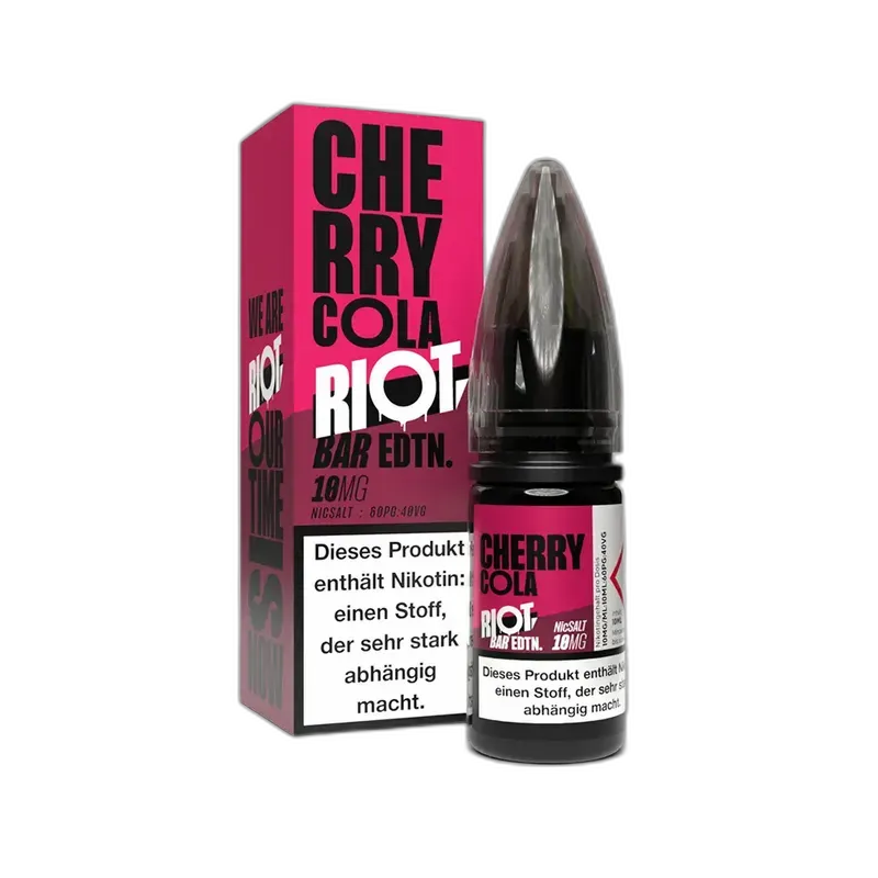 Riot Squad Nikotinsalz - Cherry Cola - Liquid 10mg 10ml