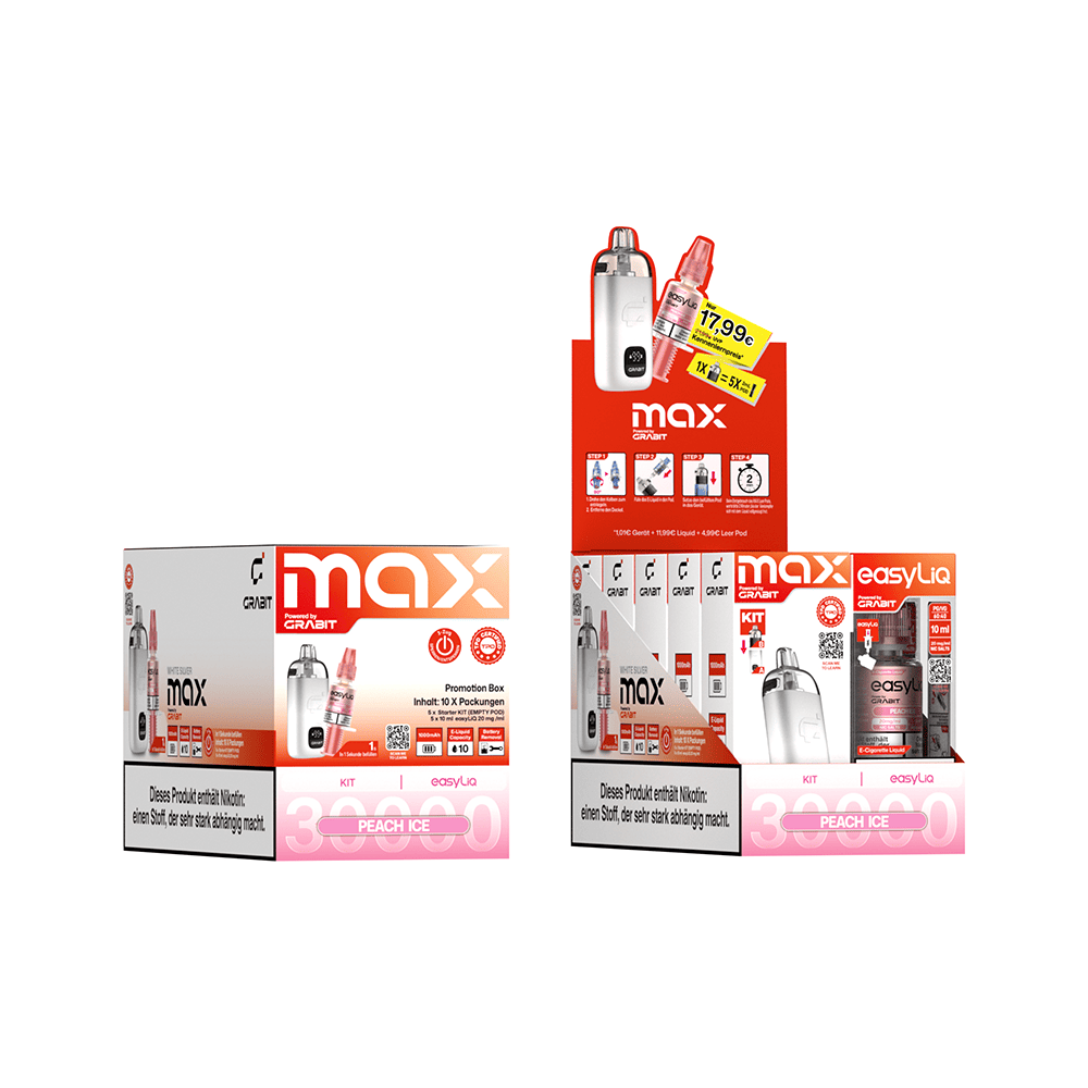 EasyLiQ Promotion Bundle - Peach Ice - 20mg 10ml